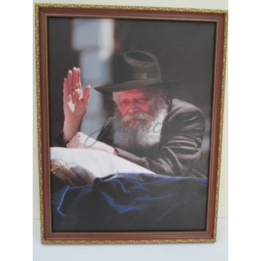 Портрет Ребе на холсте